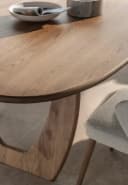 Eetkamertafel Bali, van Mokana Furniture, detailfoto 3 - Passe Partout