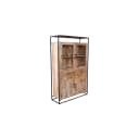 Vitrinekast Len | Mangohout - Mokana Furniture