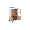 Vitrinekast Len | Mangohout - Mokana Furniture