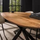 Eetkamertafel Arhus solid, van Mokana Furniture, detailfoto 4