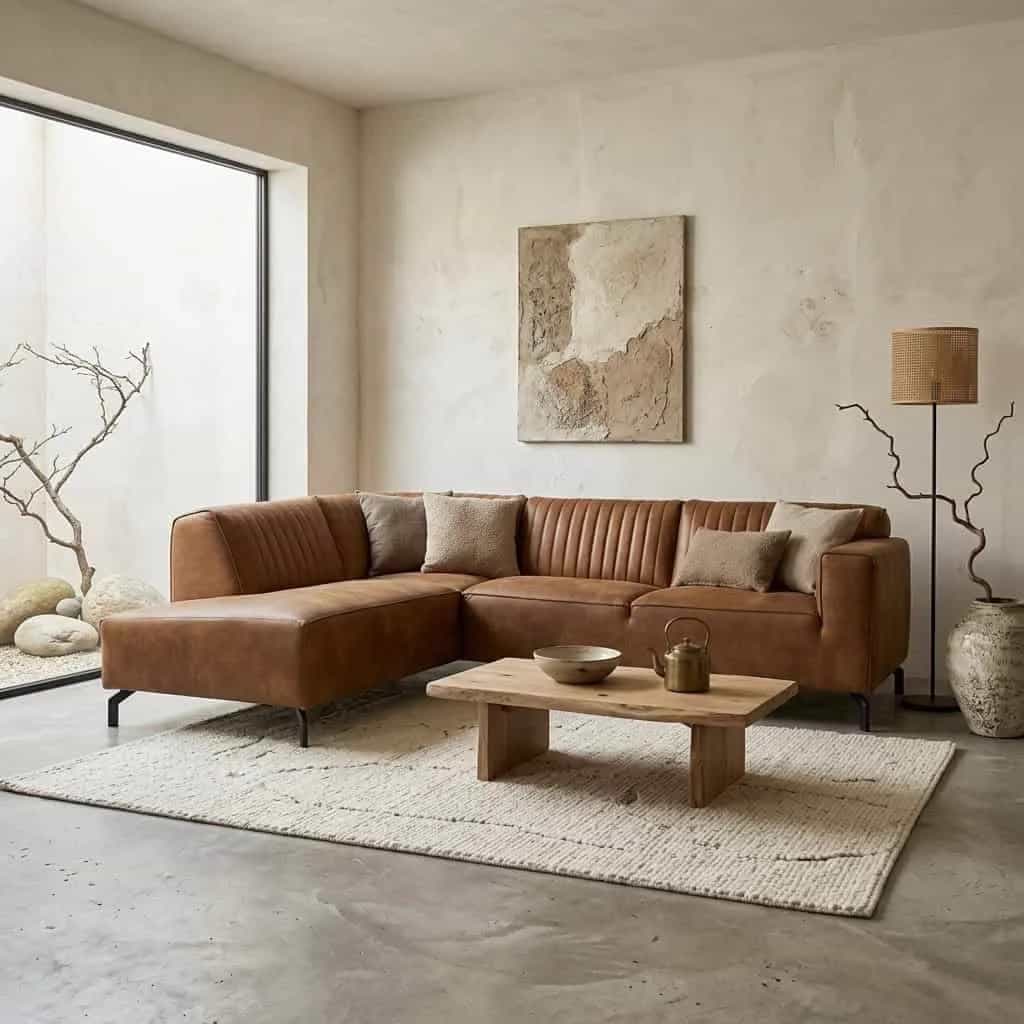 Hoekbank Lola | Cognac