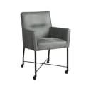 Eetkamerstoel Pesara - met wieltjes - Lenselink Furniture