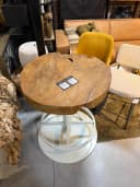 Ronde Countertafel Teakhout Uniek