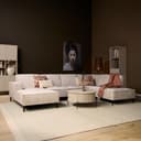 MySofa Floris - Lounge L + 2,5ZA + DivanR - Torre 02 - direct leverbaar fabric in beige modern sfeer Mokana