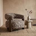 Fauteuil Bocks Be lovely en notenhout - Mokana Furniture
