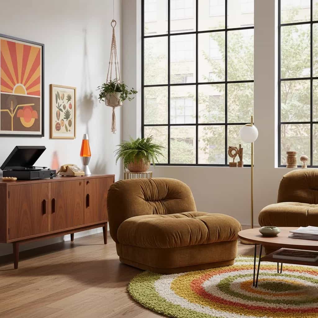 Lounge chair Nook - Mosterd
