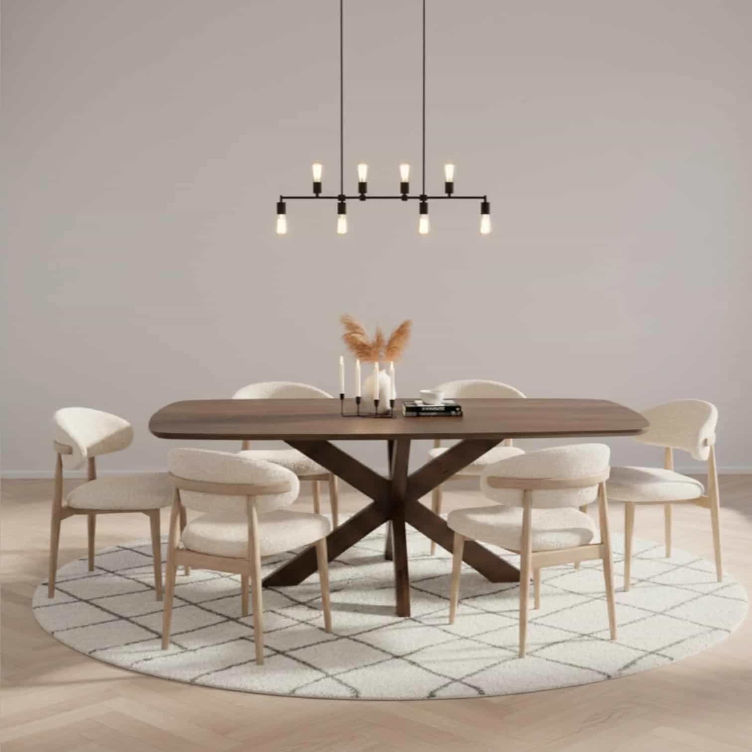 Eettafel Capricom deens ovaal