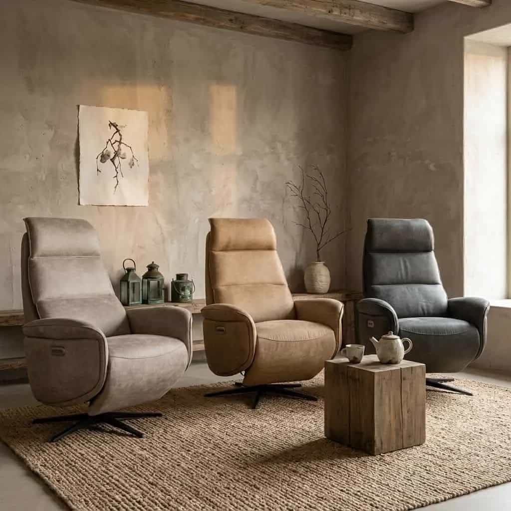 Relaxfauteuil Teye Bull Ecoleder