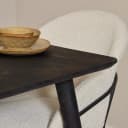 Eettafel Omaha Black | 90 cm - Starfurn