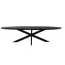 Eettafel Brandy Black | 160 cm | Ovaal - Starfurn