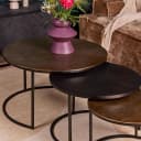 Salontafel Xaro | 75 cm | Set van 3 - Starfurn