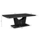 Eettafel Voco | 200 cm | Black - Starfurn