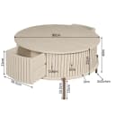 Salontafel Madison Sand | 80 cm | Rond - Starfurn