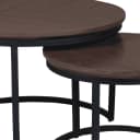 Salontafel Otik Black Oak | 70 cm | set van 2 - Starfurn