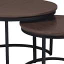 Salontafel Otik Black Oak | 70 cm | set van 2 - Starfurn