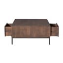Salontafel Madison Brown | 80 cm | Vierkant - Starfurn