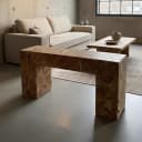 Sidetable Block Teakhout - Sventerior