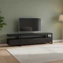 Tv meubel Sparrow | Zwart Mangohout - Mokana Furniture