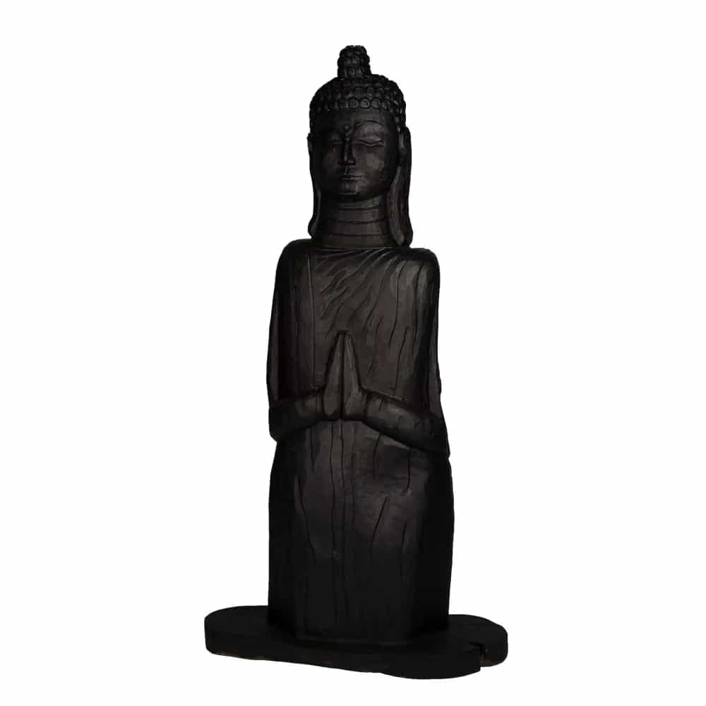 Zwarte Buddha decoratie