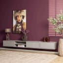 Zwevend tv meubel Ambiance Taupe | 280 cm - Starfurn