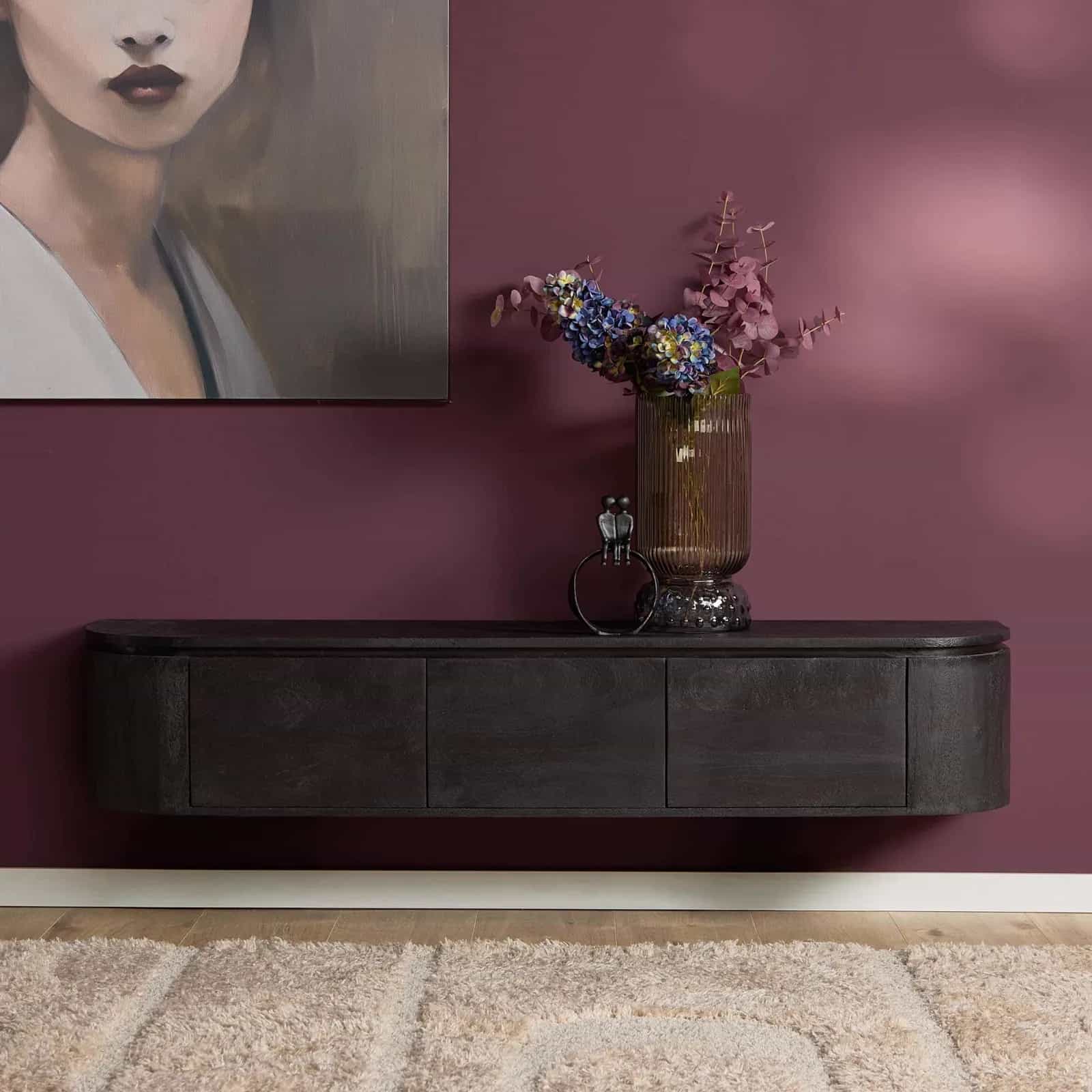 Tv meubel Excellent Black | 160 cm