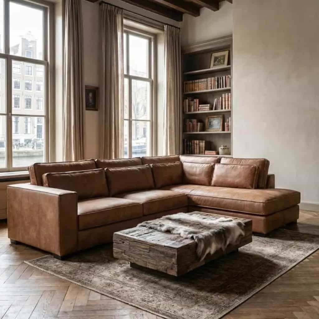 Hoekbank Aymee | Eco leder