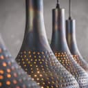 Hanglamp Punch Cone 4-lichts / Zwart bruin - Zijlstra