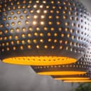 Hanglamp Punch Cone 4-lichts / Zwart bruin - Zijlstra