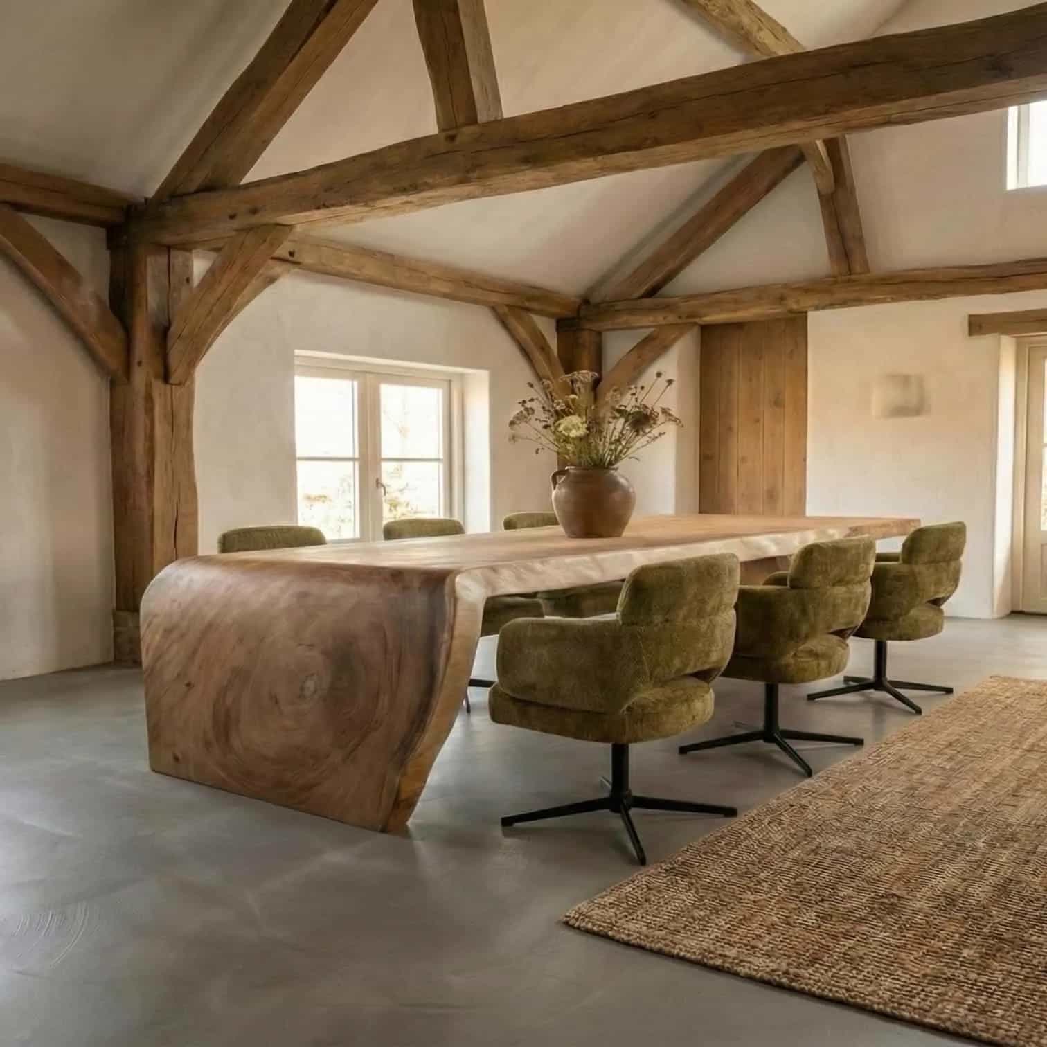Watervaltafel Suarhout | 340cm