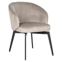 Eetkamerstoel Amphara khaki velvet fire retardant - Richmond Interiors