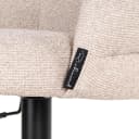 Barstoel Nikki biscotti swivel fire retardant - Richmond Interiors