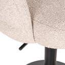 Barstoel Nikki biscotti swivel fire retardant - Richmond Interiors