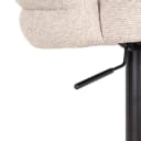 Barstoel Nikki biscotti swivel fire retardant - Richmond Interiors