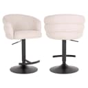 Barstoel Nikki biscotti swivel fire retardant - Richmond Interiors