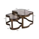 Salontafel Fairfield brass antique (Set of 2) - Richmond Interiors