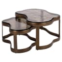 Salontafel Fairfield brass antique (Set of 2) - Richmond Interiors