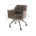Armstoel Raster Hoven taupe