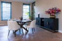 Eetkamerstoel Alicia FR white chenille fire retardant - Richmond Interiors