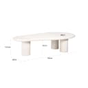 Salontafel Bloomstone white 160×80 - Richmond Interiors