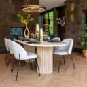 Eetkamerstoel Alyssa cream fusion (Set of 2) - Richmond Interiors