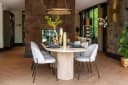 Eetkamerstoel Alyssa cream fusion (Set of 2) - Richmond Interiors