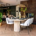 Eetkamerstoel Alyssa cream fusion (Set of 2) - Richmond Interiors