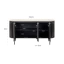 Dressoir Hampton dark brown - Richmond Interiors