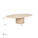 Salontafel Fictus beige 130 - Richmond Interiors