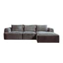 Canterbury 2 5-AL + Chaise R - Mona 464 Cement Grey - Tower Living