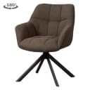 Alba Armstoel - Alpine dark brown 18 (draaibaar) - Tower Living