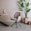Amaro Armstoel - fabric Nature 120 Beige grey (draaibaar) - Tower Living
