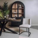 Archi Stoel - fabric Eden 3 cream - Tower Living