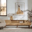 Aura TV-meubel naturel 210 cm - Tower Living