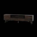 Aura TV-meubel espresso 210 cm - Tower Living